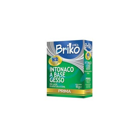 K2 LINEA BRIKO INTONACO BASE GESSO BIANCO IN POLVERE RASANTE - Kg.1 in scatola