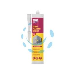 SILICONE SIGILLANTE ACRILICO RUVIDO VERNICIABILE ACRYL PLASTER EFFECT - ml.300 bianco