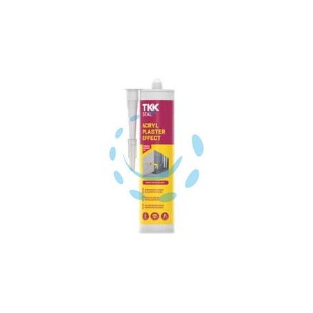 SILICONE SIGILLANTE ACRILICO RUVIDO VERNICIABILE ACRYL PLASTER EFFECT - ml.300 bianco