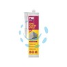 SILICONE SIGILLANTE ACRILICO RUVIDO VERNICIABILE ACRYL PLASTER EFFECT - ml.300 bianco