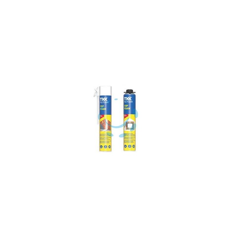 SCHIUMA POLIURETANICA UNIVERSALE PU TOP FOAM - ml.750 applicazione manuale - champagne