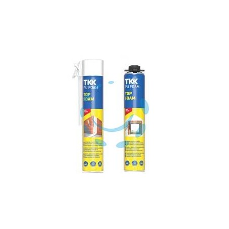 SCHIUMA POLIURETANICA UNIVERSALE PU TOP FOAM - ml.750 applicazione con pistola - champagne
