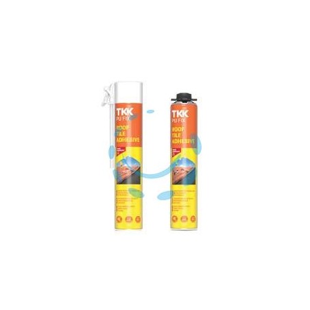SCHIUMA POLIURETANICA PER TEGOLE E COPPI PU FIX ROOF TILE ADHESIVE - ml.750 applicazione manuale - grigio