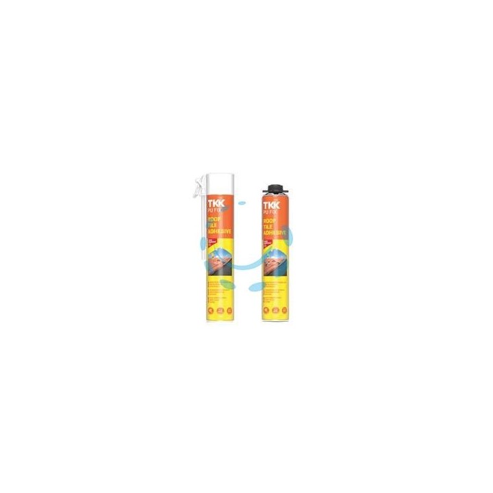 SCHIUMA POLIURETANICA PER TEGOLE E COPPI PU FIX ROOF TILE ADHESIVE - ml.750 applicazione manuale - grigio