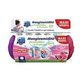 AIRMAX BI-PACK MINI KIT ASSORBIUMIDITA' DEO USA E GETTA - gr.40 ciascuno
