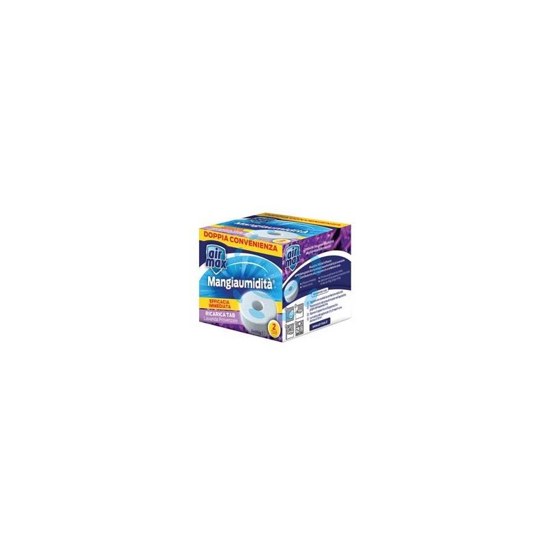 AIRMAX ASSORBIUMIDITA' RICARICA TAB LAVANDA - 2 ricariche 450 gr. ciascuna 