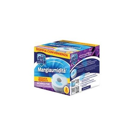 AIRMAX ASSORBIUMIDITA' RICARICA TAB LAVANDA - 2 ricariche 450 gr. ciascuna 