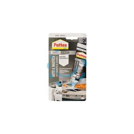 PATTEX SILICONE SISTA SILICON 5 NERO AUTONAUTICA - ml.60