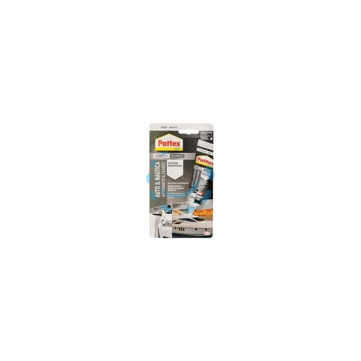 PATTEX SILICONE SISTA SILICON 5 NERO AUTONAUTICA - ml.60