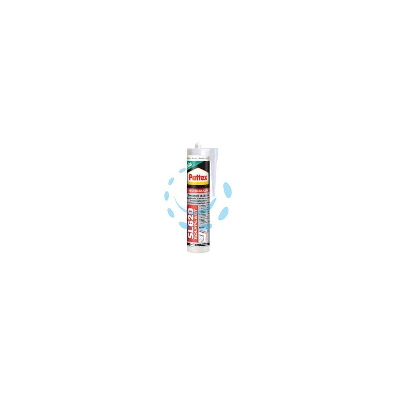 PATTEX SILICONE SISTA SL 620 NEUTRO TRASP. PER EDILIZIA E SERRAMENTI - ml.300