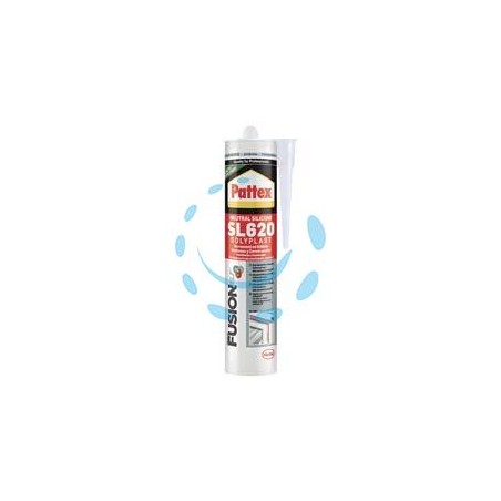 PATTEX SILICONE SL 620 NEUTRO COLORATO PER EDILIZIA E SERRAMENTI - ml.300 marrone testa di moro RAL 8014