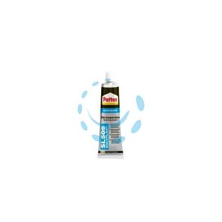 PATTEX SILICONE SL 509 PER ALTE TEMPERATURE ROSSO - ml.70