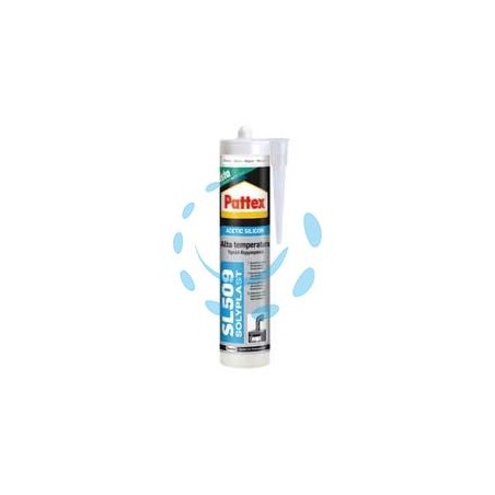 PATTEX SILICONE SISTA SL 509 ALTE TEMPERATURE COLORATO - ml.300 nero