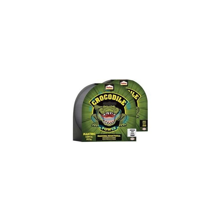 PATTEX CROCODILE NASTRO ADESIVO - mt.20 nero