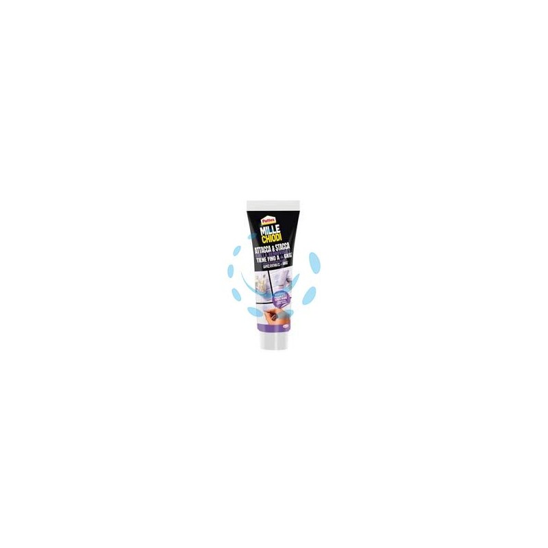 PATTEX MILLECHIODI ATTACCA E STACCA TRASPARENTE - gr.44