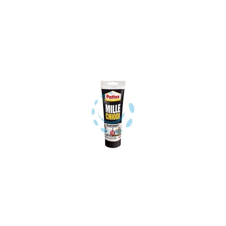 PATTEX MILLECHIODI TRASPARENTE IN TUBO PER INTERNI - gr.200