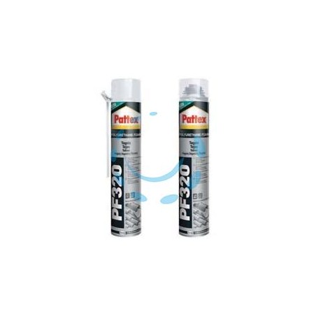 SCHIUMA POLIURETANICA PER TETTI E TEGOLE PATTEX PF 320 - ml.750 applicazione manuale