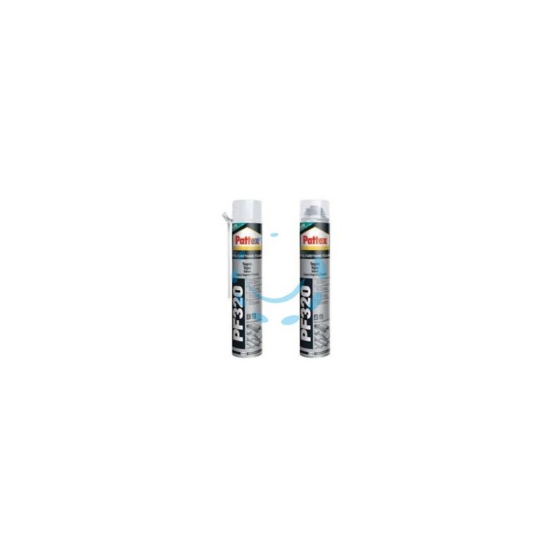 SCHIUMA POLIURETANICA PER TETTI E TEGOLE PATTEX PF 320 - ml.750 applicazione con pistola