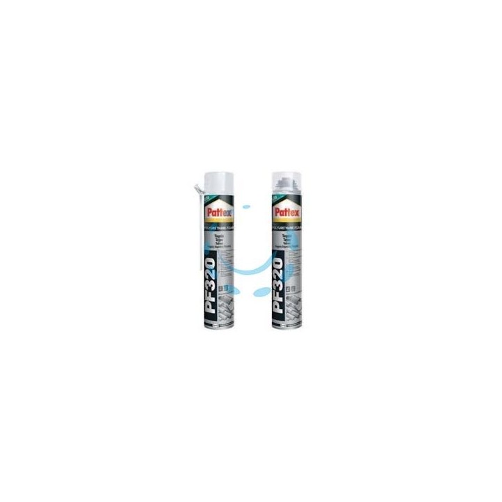 SCHIUMA POLIURETANICA PER TETTI E TEGOLE PATTEX PF 320 - ml.750 applicazione con pistola