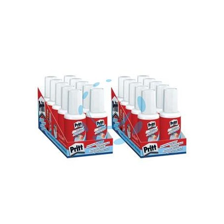 CORRETTORE PRITT FLUID CON PENNELLO - flacone da ml.20