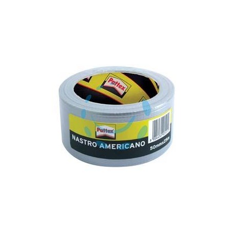 PATTEX NASTRO AMERICANO GRIGIO - mm.50h. in rotoli da mt.25
