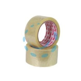 NASTRO IMBALLO ADESIVO RUMOROSO TRASPARENTE - mt.66 - mm.50h. spess. 43 micron