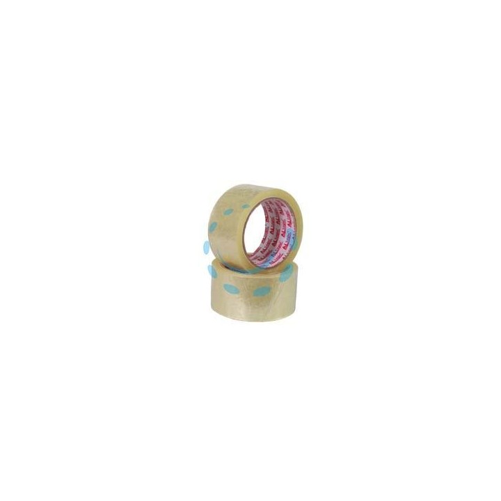 NASTRO IMBALLO ADESIVO TRASPARENTE SILENZIOSO - mt.66 - mm.50h. spessore 43 micron silenzioso