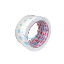 NASTRO IMBALLO ADESIVO BIANCO SILENZIOSO - mt.66 - mm.50h. spessore 43 micron silenzioso