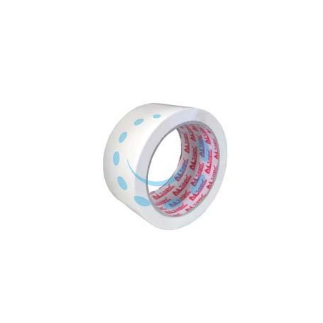 NASTRO IMBALLO ADESIVO BIANCO SILENZIOSO - mt.66 - mm.50h. spessore 43 micron silenzioso