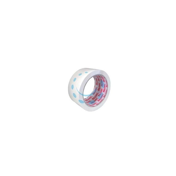 NASTRO IMBALLO ADESIVO BIANCO SILENZIOSO - mt.66 - mm.50h. spessore 43 micron silenzioso
