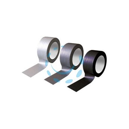 NASTRO TELATO TIPO AMERICA - mm.50h. in rotoli da mt.10 colore nero