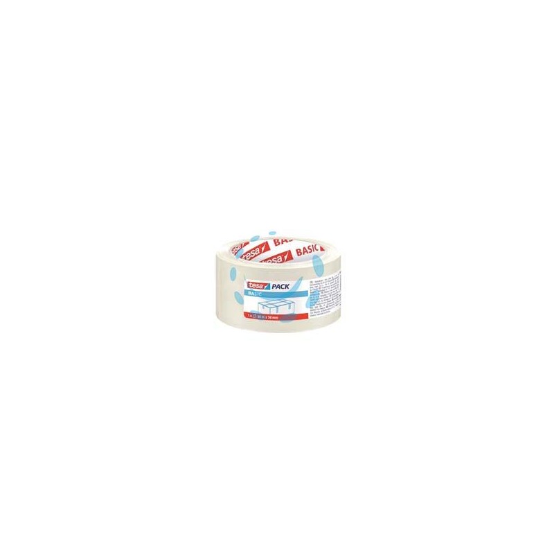 NASTRO IMBALLO ADESIVO PPL TRASPARENTE - mt.66 x mm.50h.