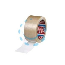 NASTRO IMBALLO ADESIVO PVC TRASPARENTE SILENZIOSO - mt.66 x mm.50h.