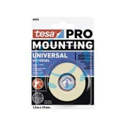 NASTRO BIADESIVO MOUNTING PRO UNIVERSALE 66958 - mm.19h. in rotoli da mt.5