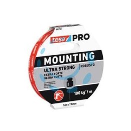 NASTRO BIADESIVO MOUNTING PRO ULTRA FORTE 66792 - mm.19h. in rotoli da mt.1,5