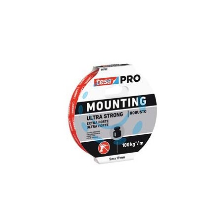 NASTRO BIADESIVO MOUNTING PRO ULTRA FORTE 66792 - mm.19h. in rotoli da mt.1,5