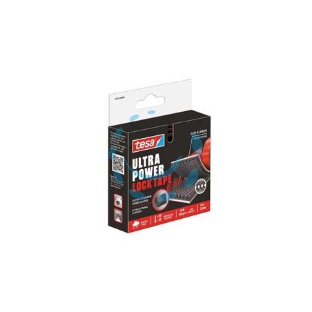 NASTRO ADESIVO ULTRA POWER LOCK 55233 - mm.25h. in rotoli da mt.1 - colore nero