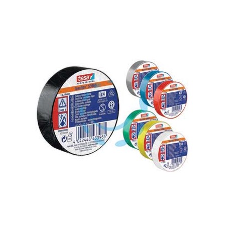 NASTRO ISOLANTE SPESSORE MM.0,15 - mm.19x25mt. colore bianco