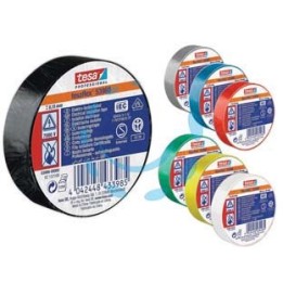 NASTRO ISOLANTE SPESSORE MM.0,15 - mm.19x25mt. colore rosso
