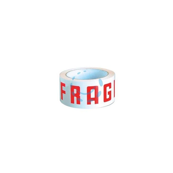 NASTRO IMBALLO ADESIVO SILENZIOSO "FRAGILE" - mt.66 x mm.50h. 