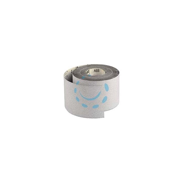 CARTA ABRASIVA STEARATA AL CORINDONE CON SUPPORTO LATTICE ASS - grana 240, mt.100