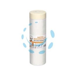 NASTRO CARTA ADESIVO + FILM HDPE TRASPARENTE - cm.50x20mt
