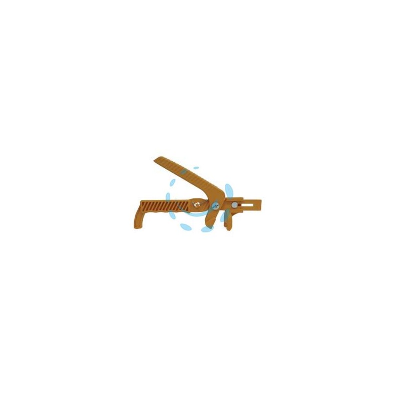 PINZA IN PLASTICA PER DISTANZIATORE AUTOLIVELLANTE PER PIASTRELLE - mm.27,5x15h.