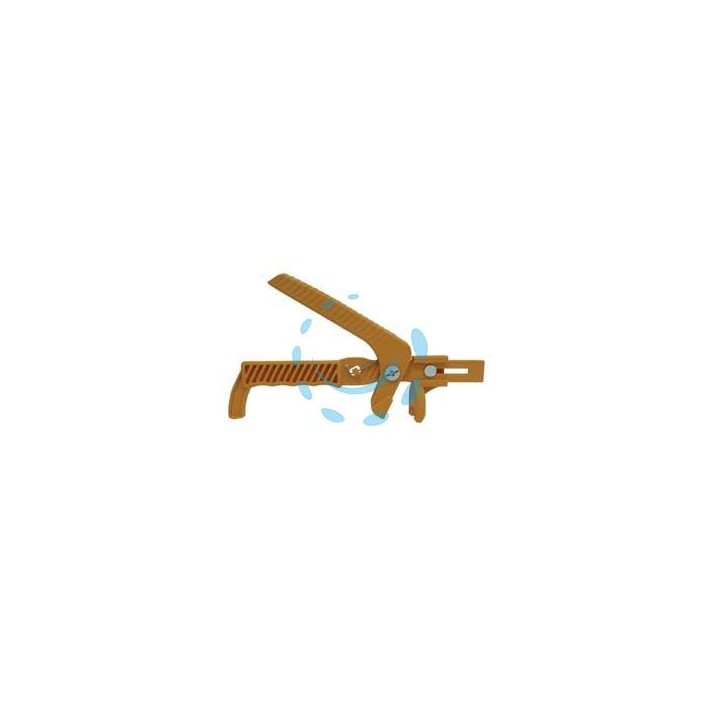 PINZA IN PLASTICA PER DISTANZIATORE AUTOLIVELLANTE PER PIASTRELLE - mm.27,5x15h.