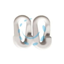 MAGLIA DI GIUNZIONE PER CATENA IN PLASTICA - ø mm.6 conf.25 pz.