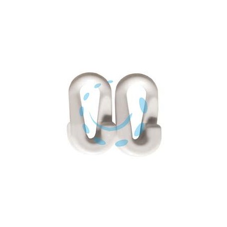MAGLIA DI GIUNZIONE PER CATENA IN PLASTICA - ø mm.6 conf.25 pz.