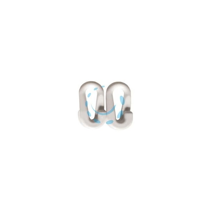 MAGLIA DI GIUNZIONE PER CATENA IN PLASTICA - ø mm.8 conf.25 pz.