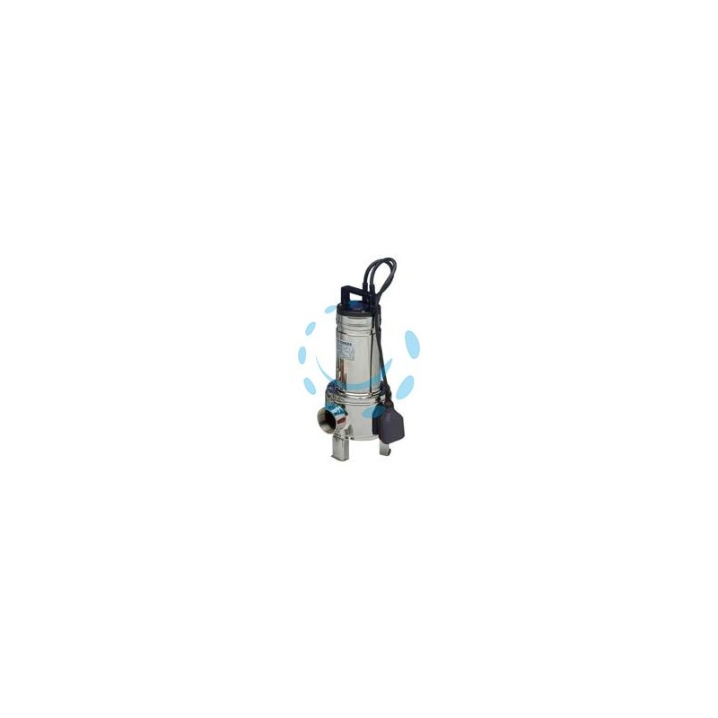 ELETTROPOMPA SOMMERGIBILE PER ACQUE REFLUE "DOMO 10VX/B" KW 0,75 
