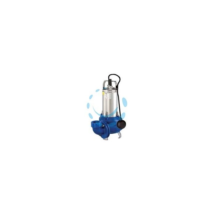 ELETTROPOMPA SOMMERGIBILE PER ACQUE REFLUE "DLM 109/A CG" KW 1,1 