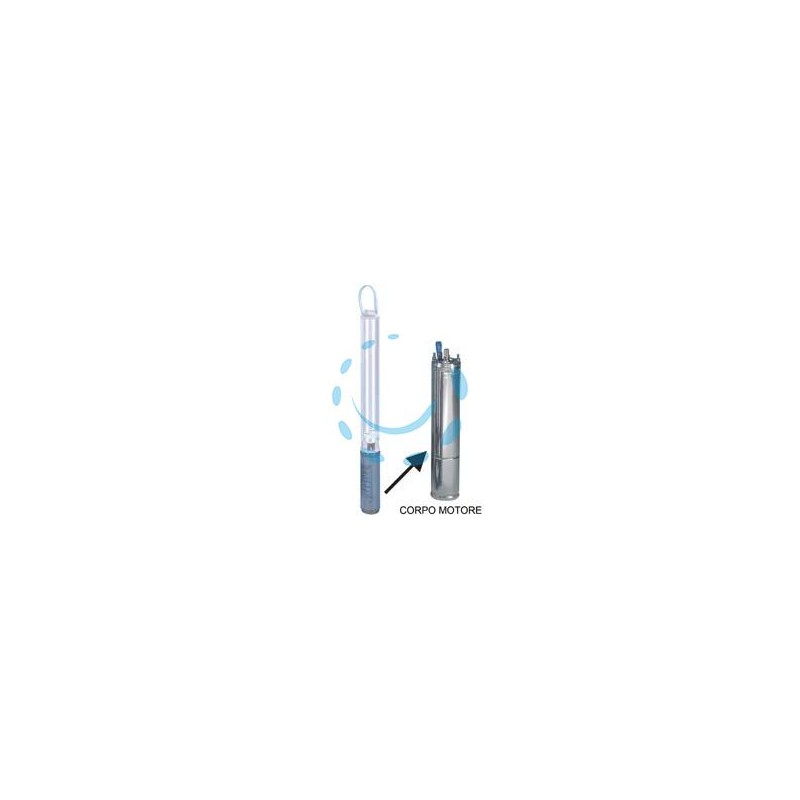 CORPO MOTORE P/ELETTROPOMPA SOMMERSA 4" MONOF. "4OS07M235/C" KW 0,75 